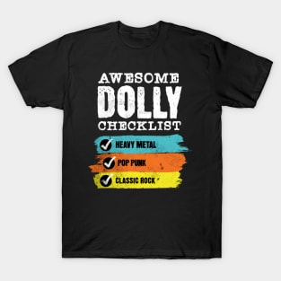 Awesome Dolly checklist T-Shirt